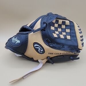 Rawlings PL109CB Players Series 9 Inch Kids T-Ball Baseball Glove RHT Tan Black